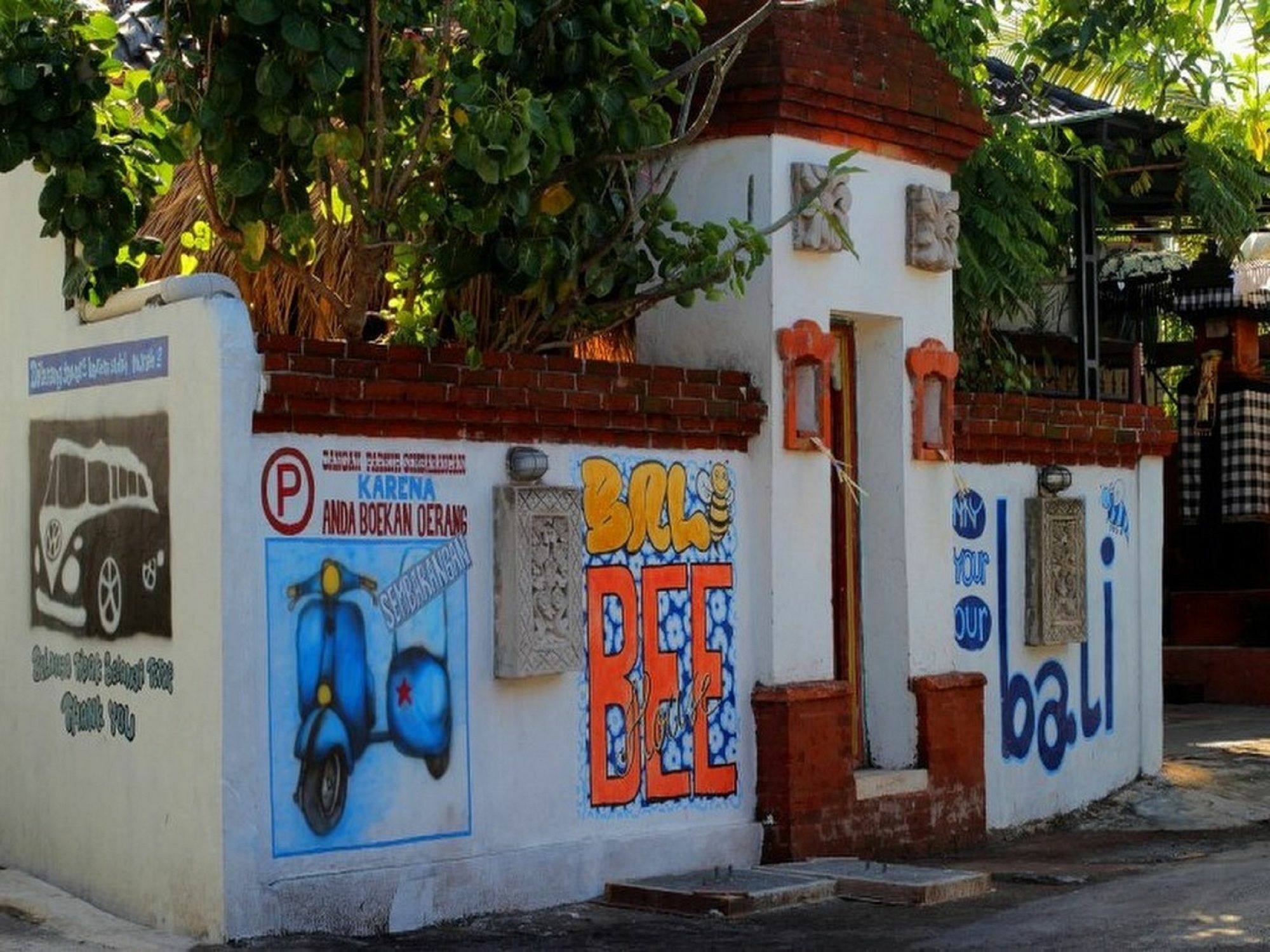 Bali Bee House Hotell Kerobokan Exteriör bild